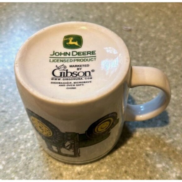 John Deere Tractor Cup Mug Nothing Runs Like A Deere Replacement Gift Gibson Two - Picture 3 of 4